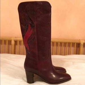 NWOT Frye June “Flame” Tall Boots